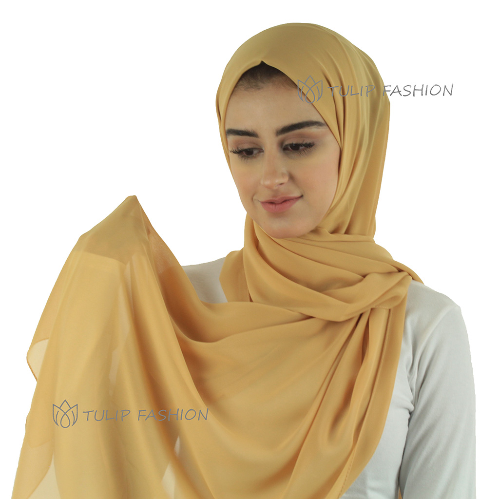 Hijab - Chiffon - Senf