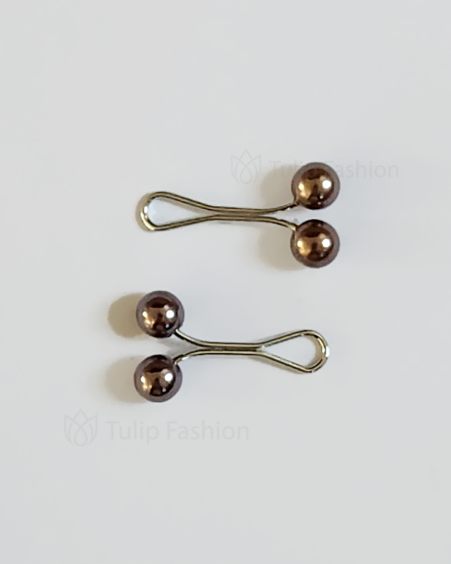 Hijab clips - Pearl - Brown