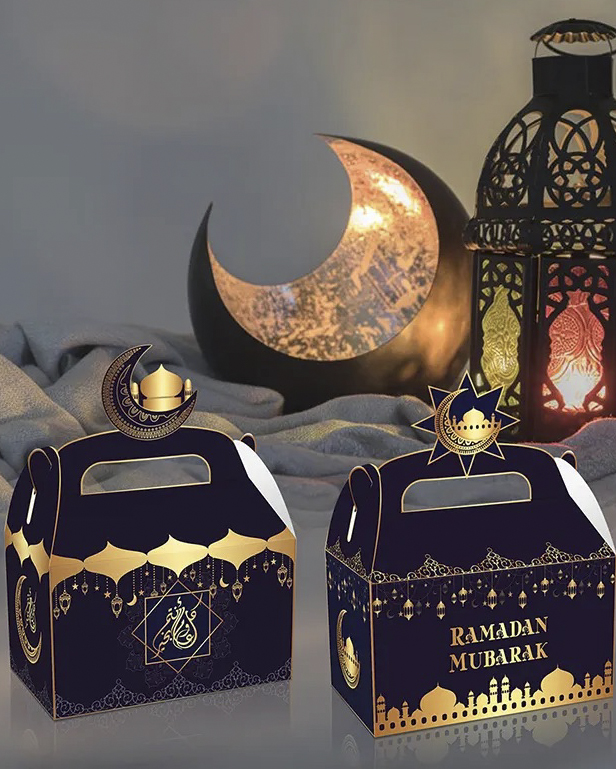 Gift box - Eid Mubarak - Black and Gold - 12 pack - 2