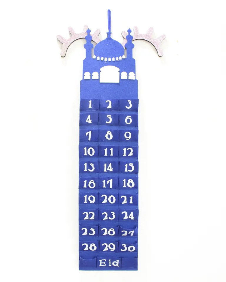 Ramadan Decoration - Ramadan Calendar - Baby Blue