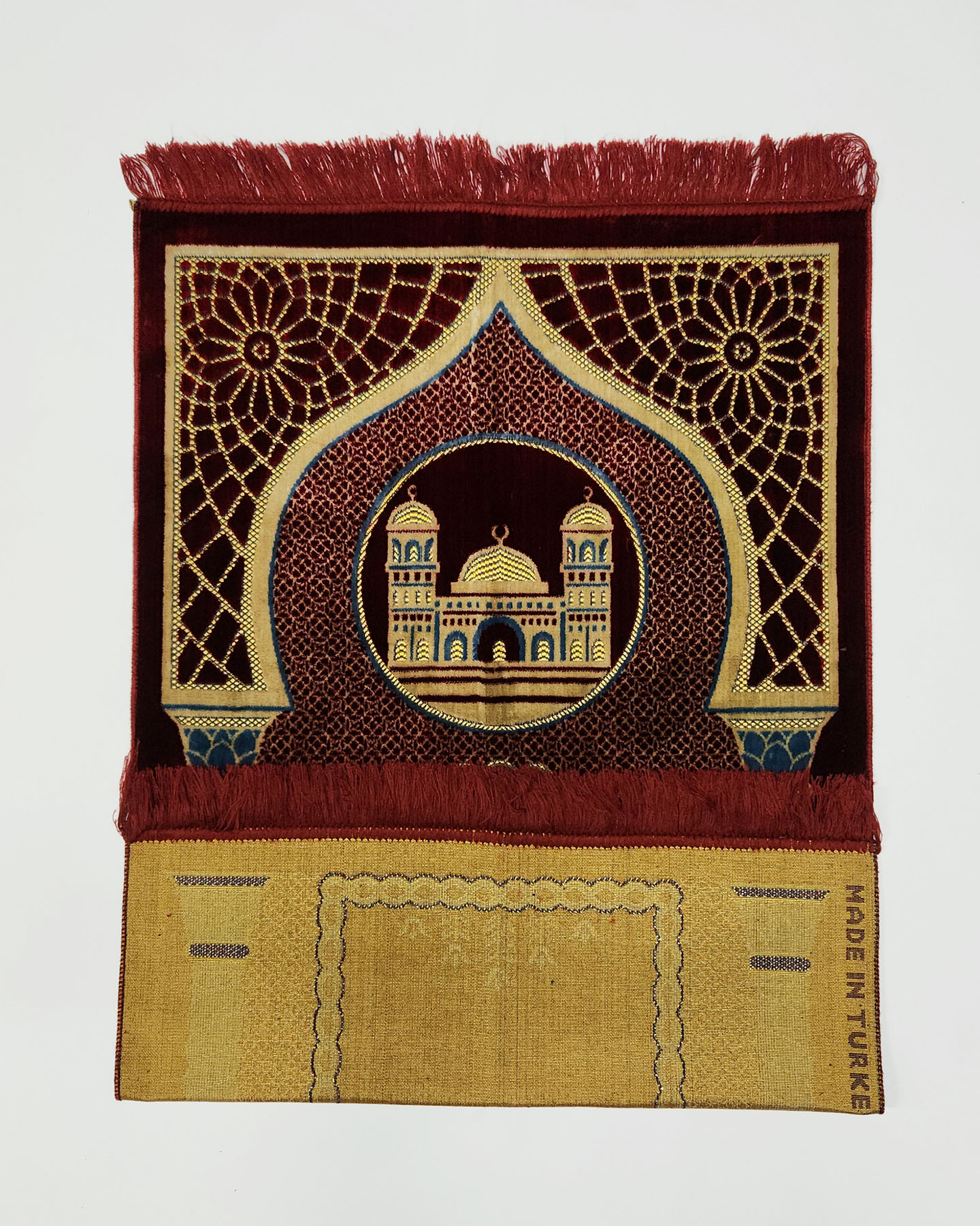 Prayer Rug - Maroon/Blue - 2