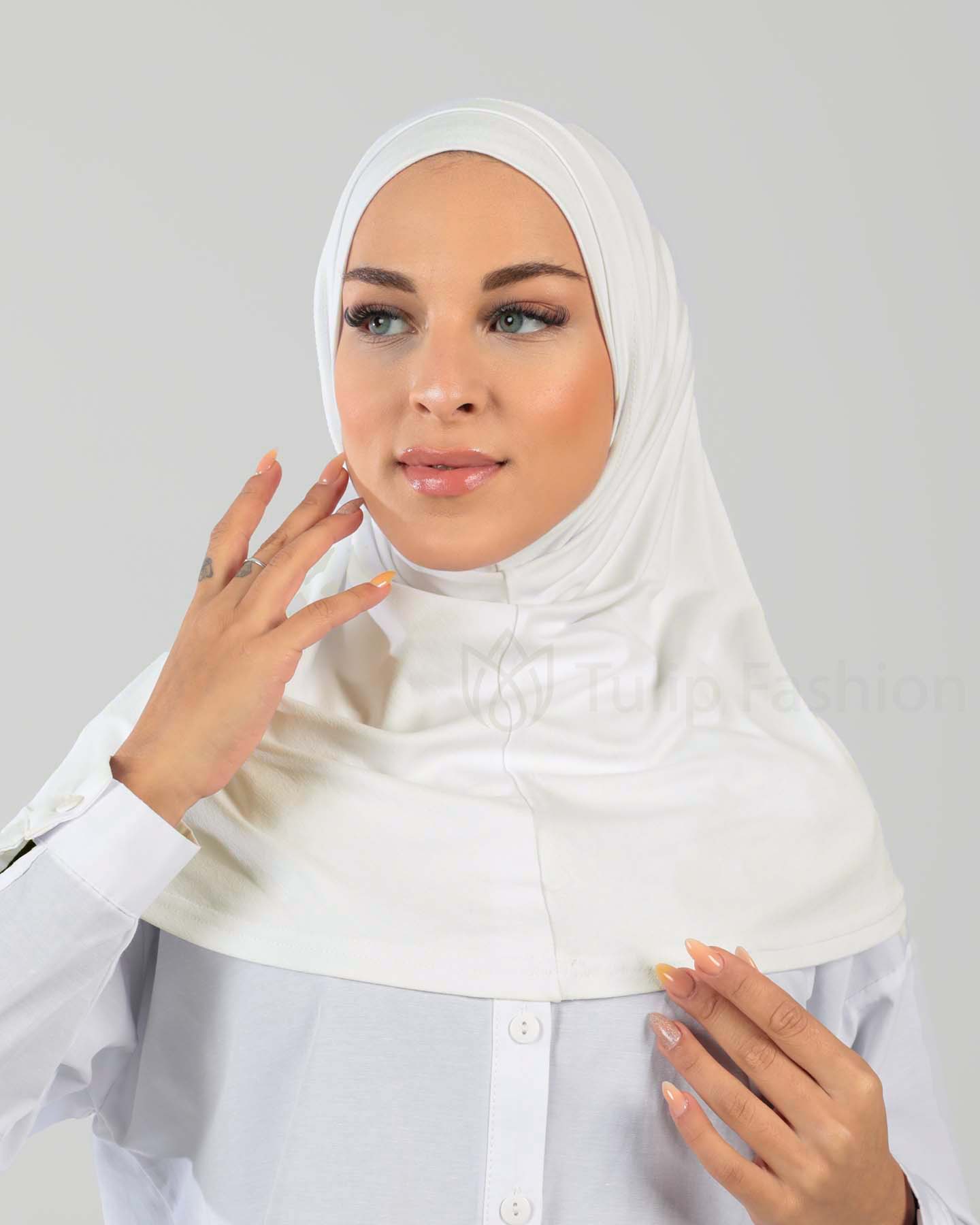 Hijab Al Amira 2-pieces - Off-White - 3