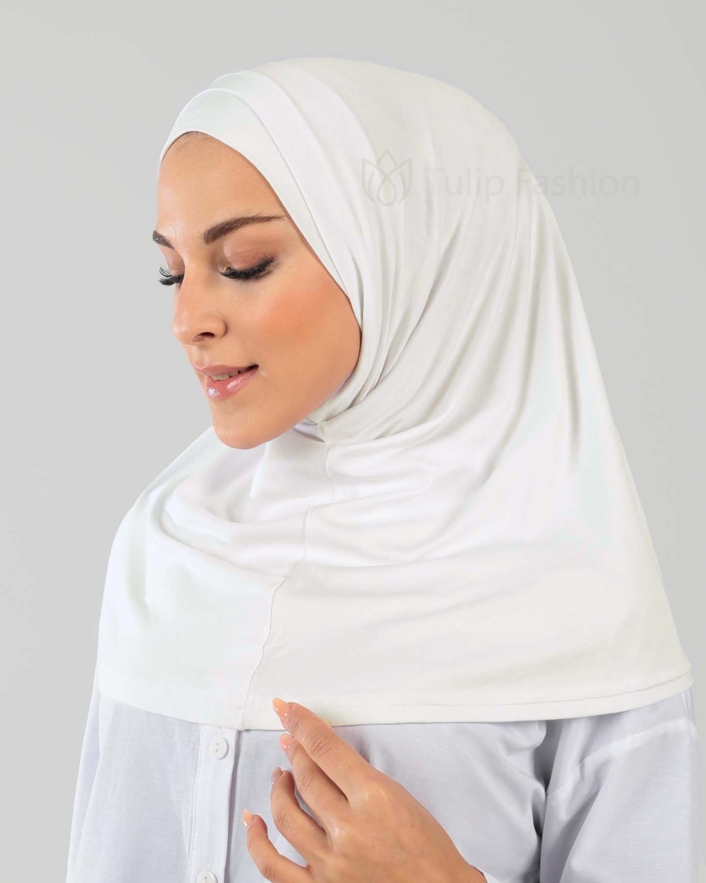 Hijab Al Amira 2-pieces - Off-White - 4