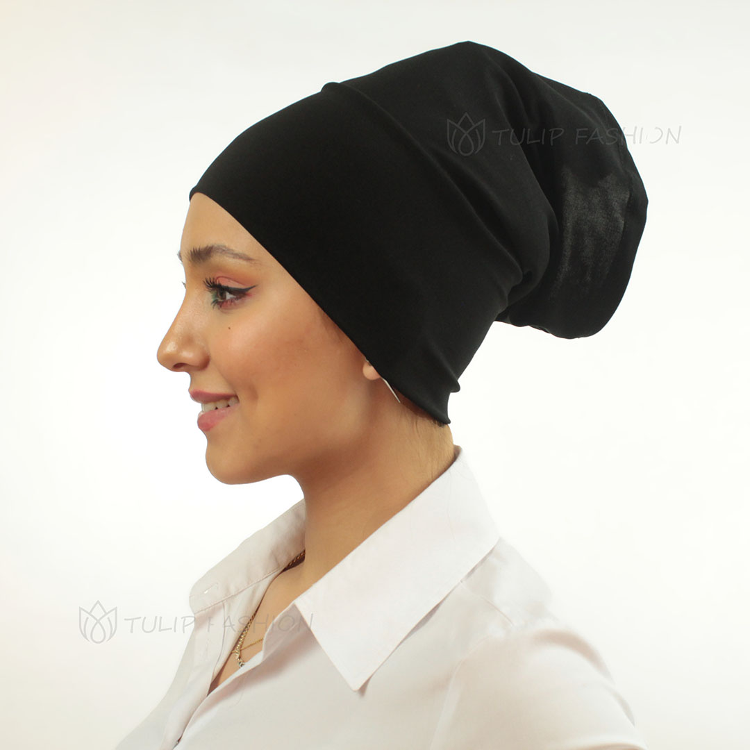 Cap - Lycra - Black 