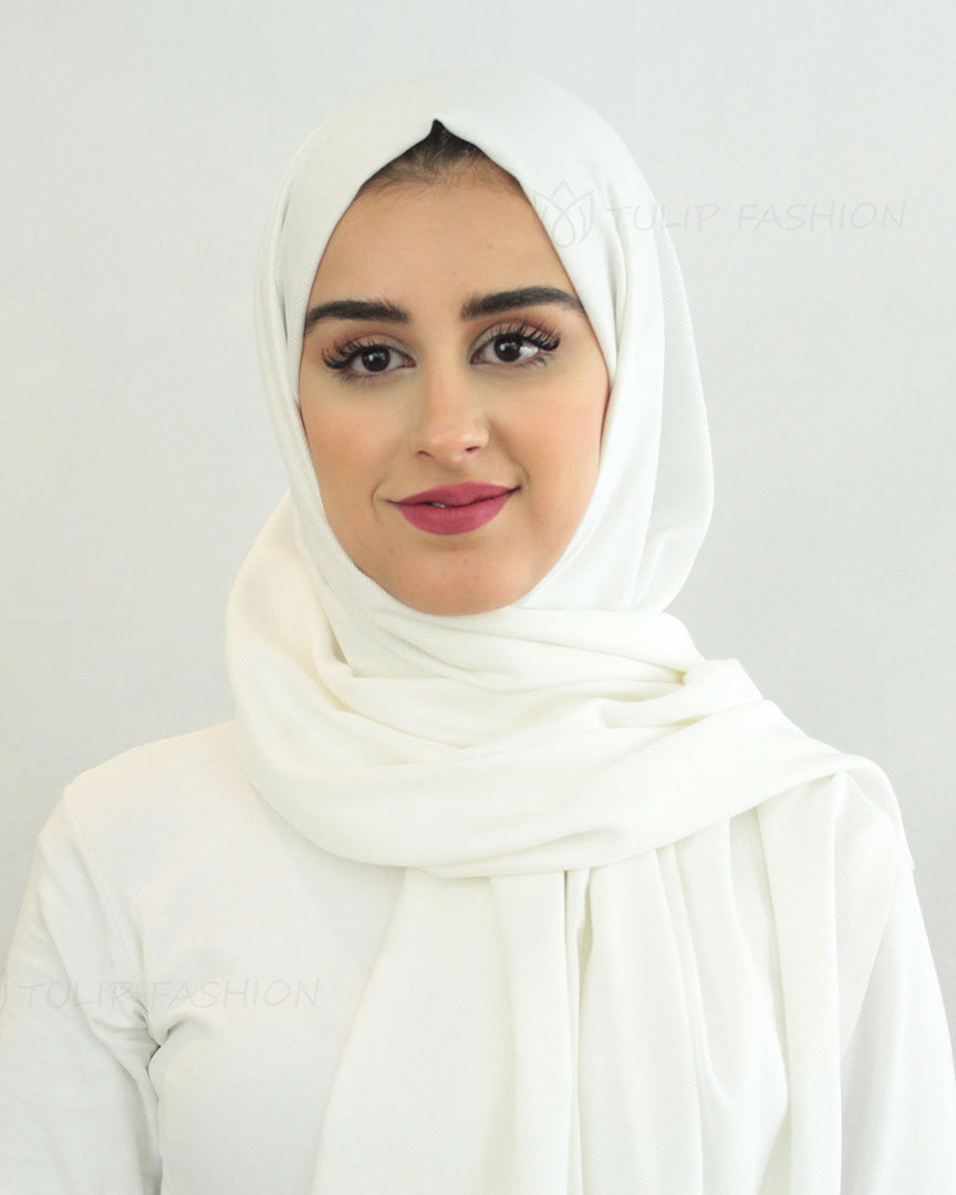 Hijab - Luxury Pashmina - Off-White - 3