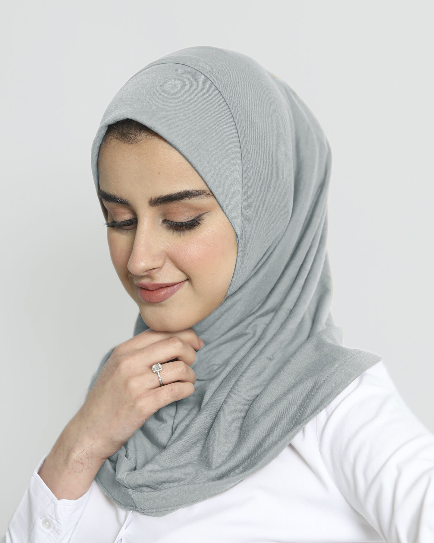 Hijab - Al Amira - One Piece - Gray