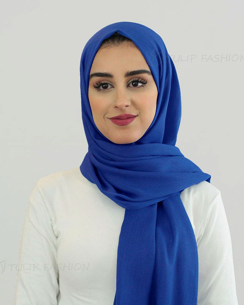 Hijab - Pashmina - Blau - 2