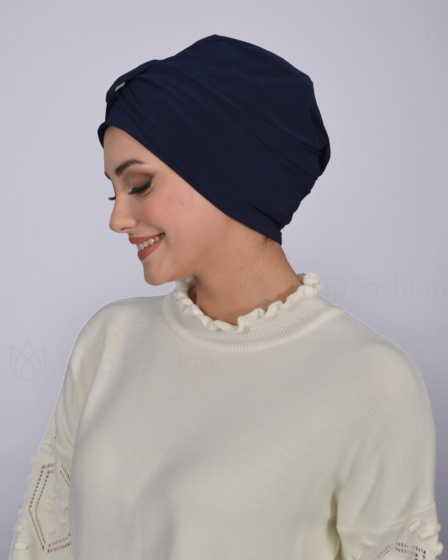 Turban - Olivia - Midnight Blue - 2