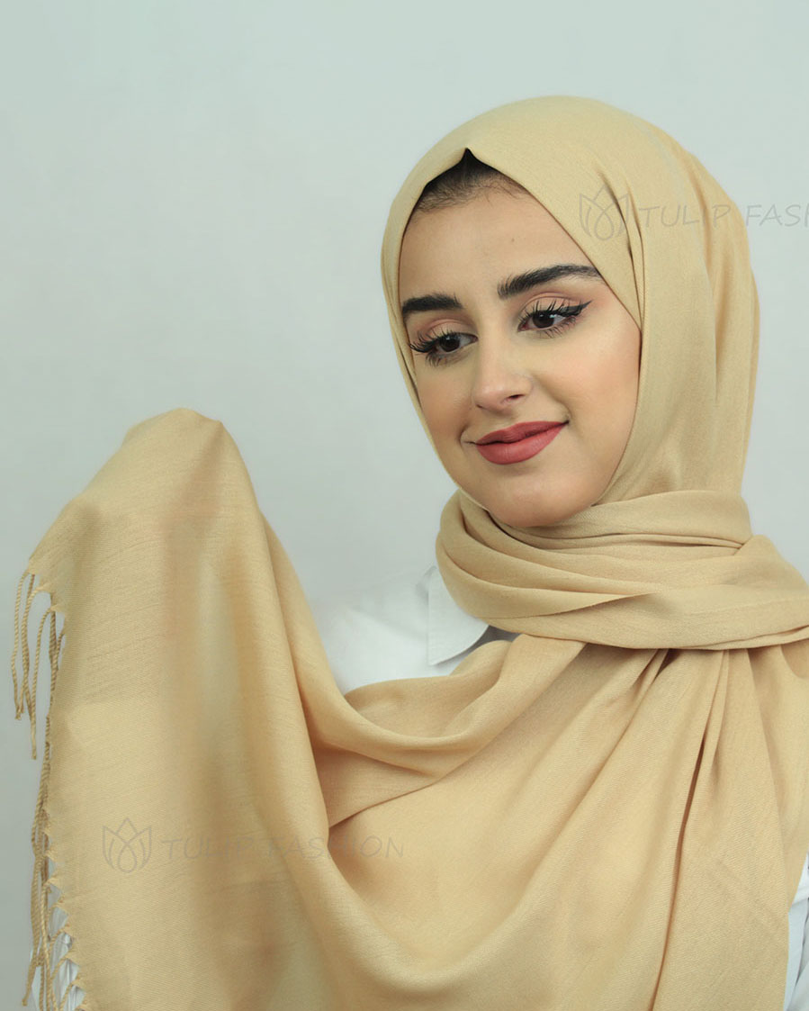 Hijab - Pashmina - Beige 