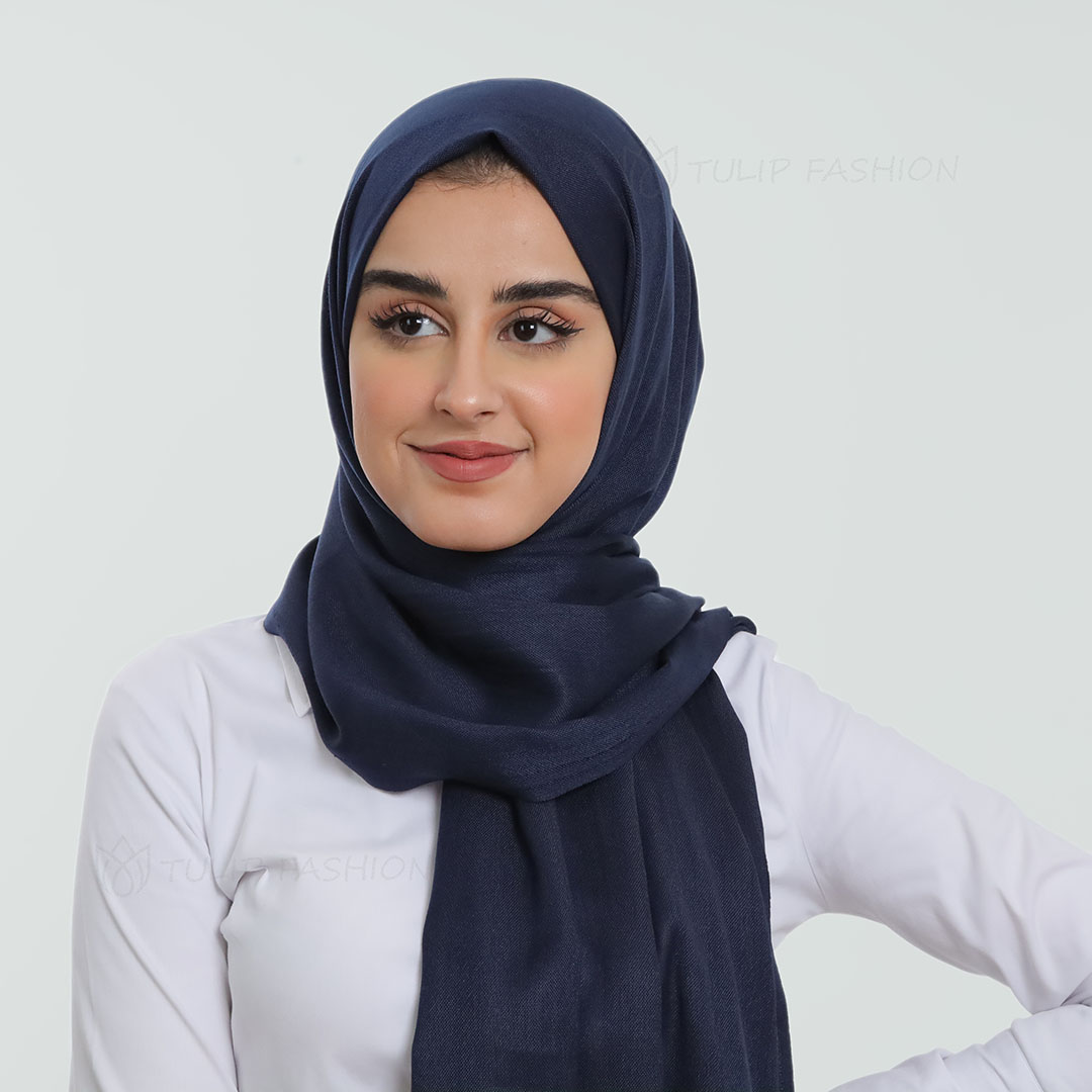 Hijab - Pashmina - Midnattsblå - 2