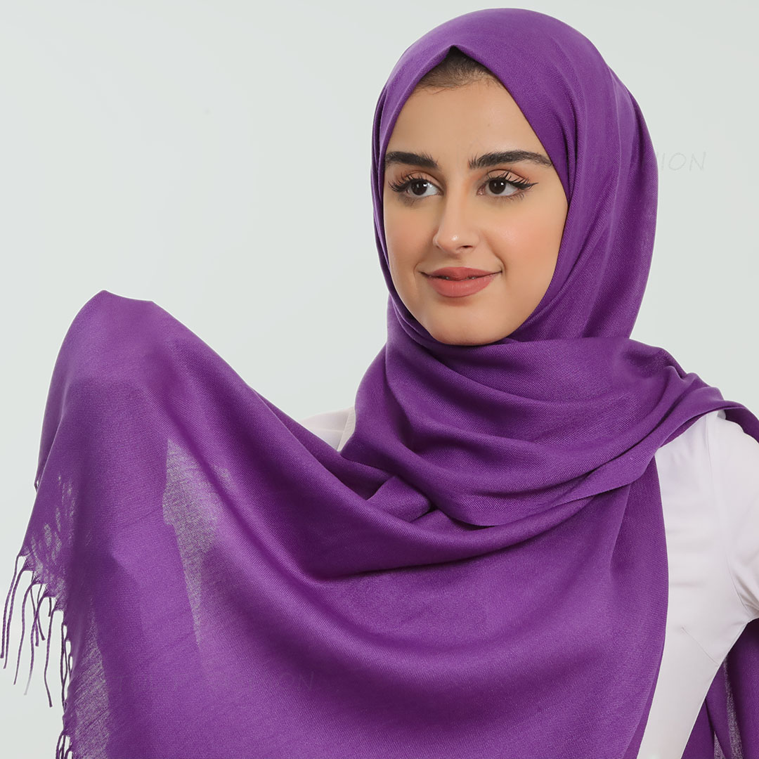 Hijab - Pashmina - Dark Purple