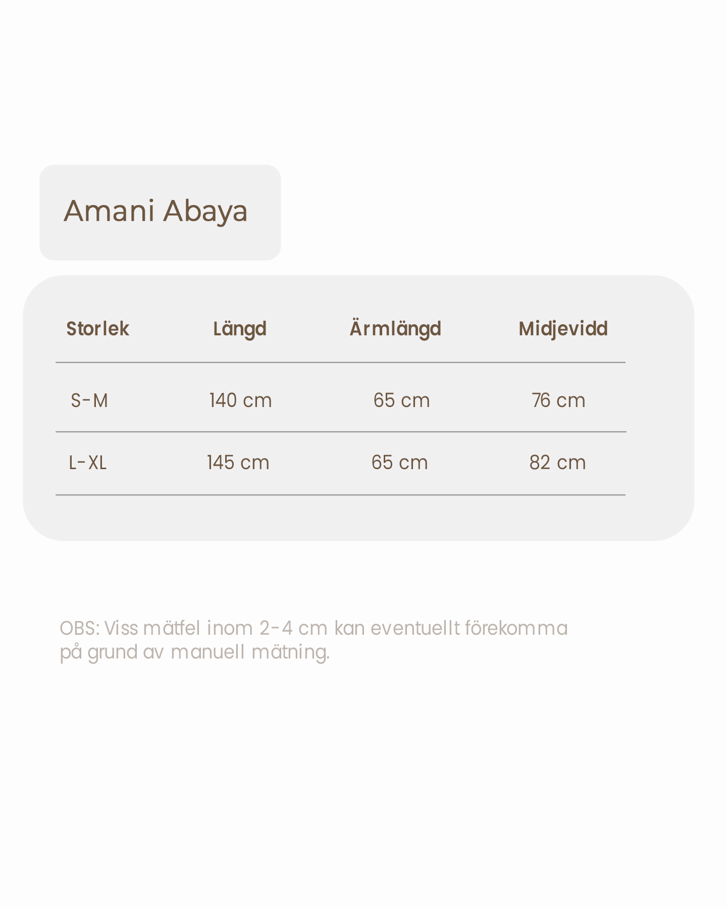 Amani  Abaya - Taupe - 6