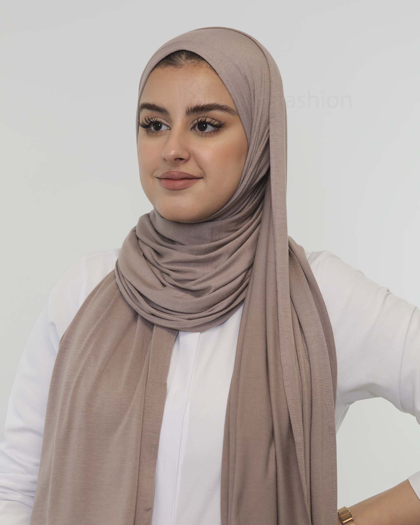 Premium Jersey Mini Hijab - Old Mauve - 2