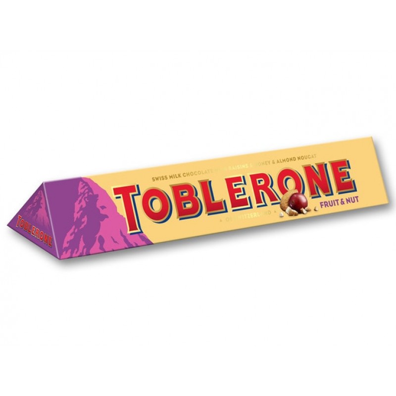 Toblerone fruit on sale and nut