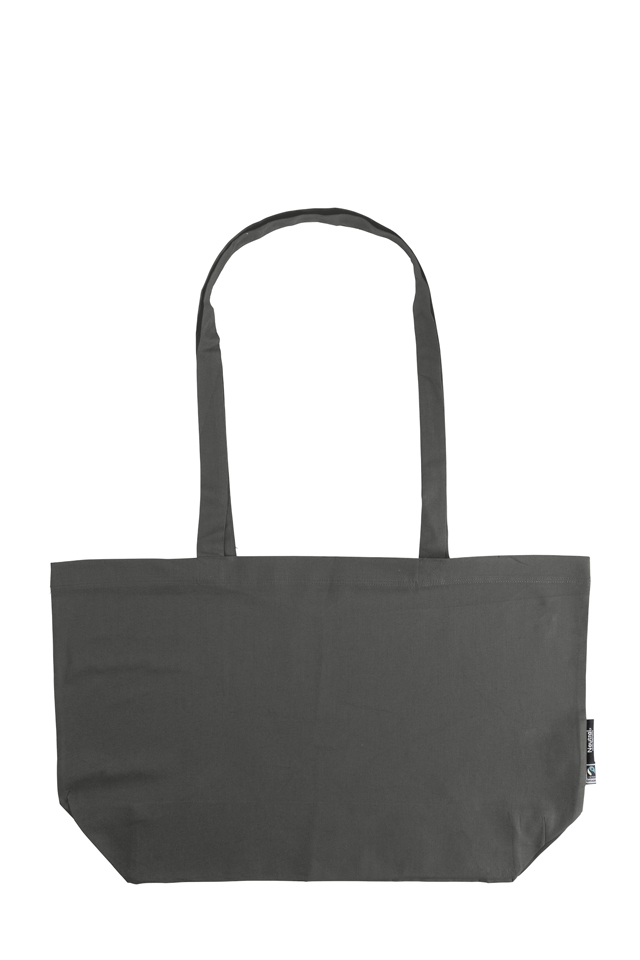 Stor Tygkasse Neutral 120 g/m² långa handtag - 4