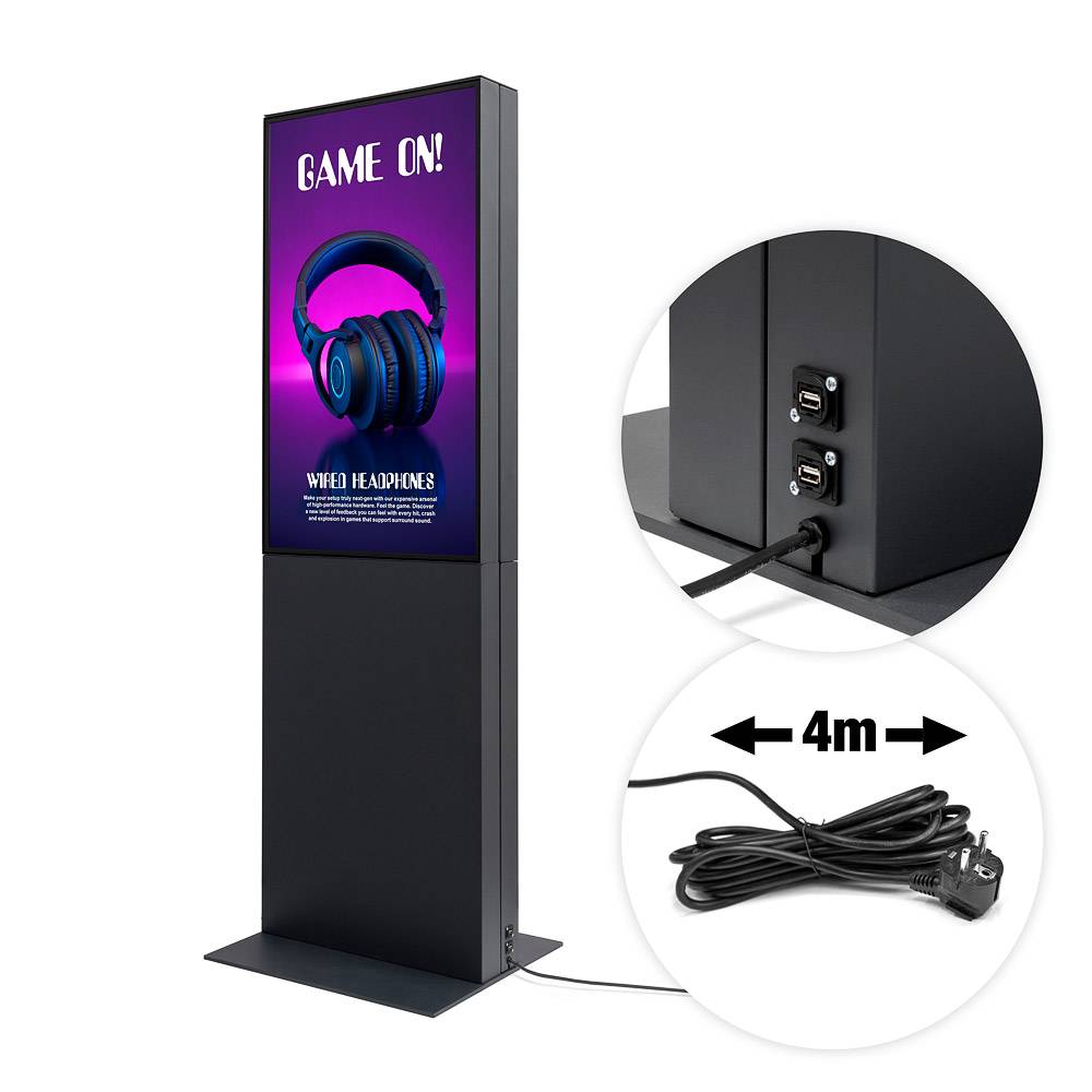 Smart Line Digital Totem med 50" SAMSUNG skärm dubbelsidig - 2