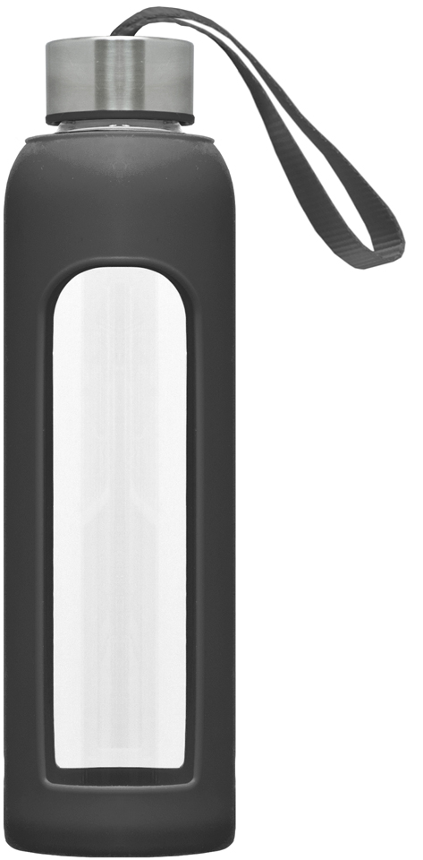 Vattenflaska H₂O Silikon 550 ml, 5+1 färger - 2