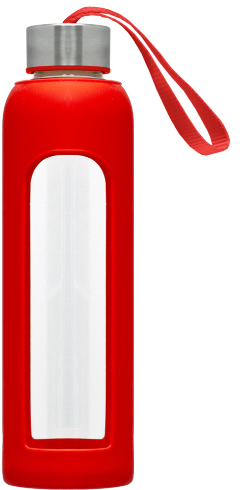 Vattenflaska H₂O Silikon 550 ml, 5+1 färger - 3