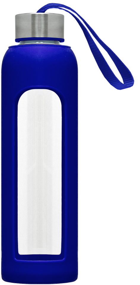 Vattenflaska H₂O Silikon 550 ml, 5+1 färger - 4