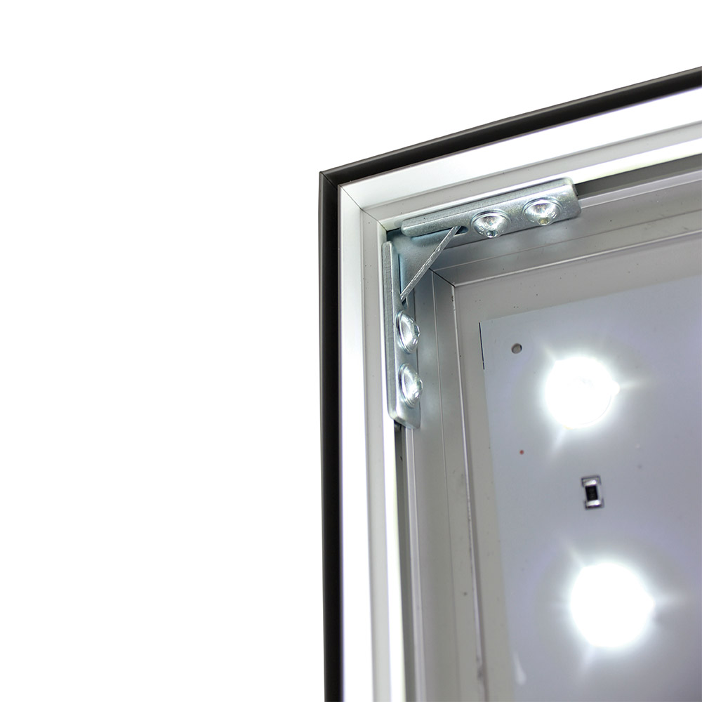 LED Ljuslåda med textiltryck 200x200x7,5cm - 3