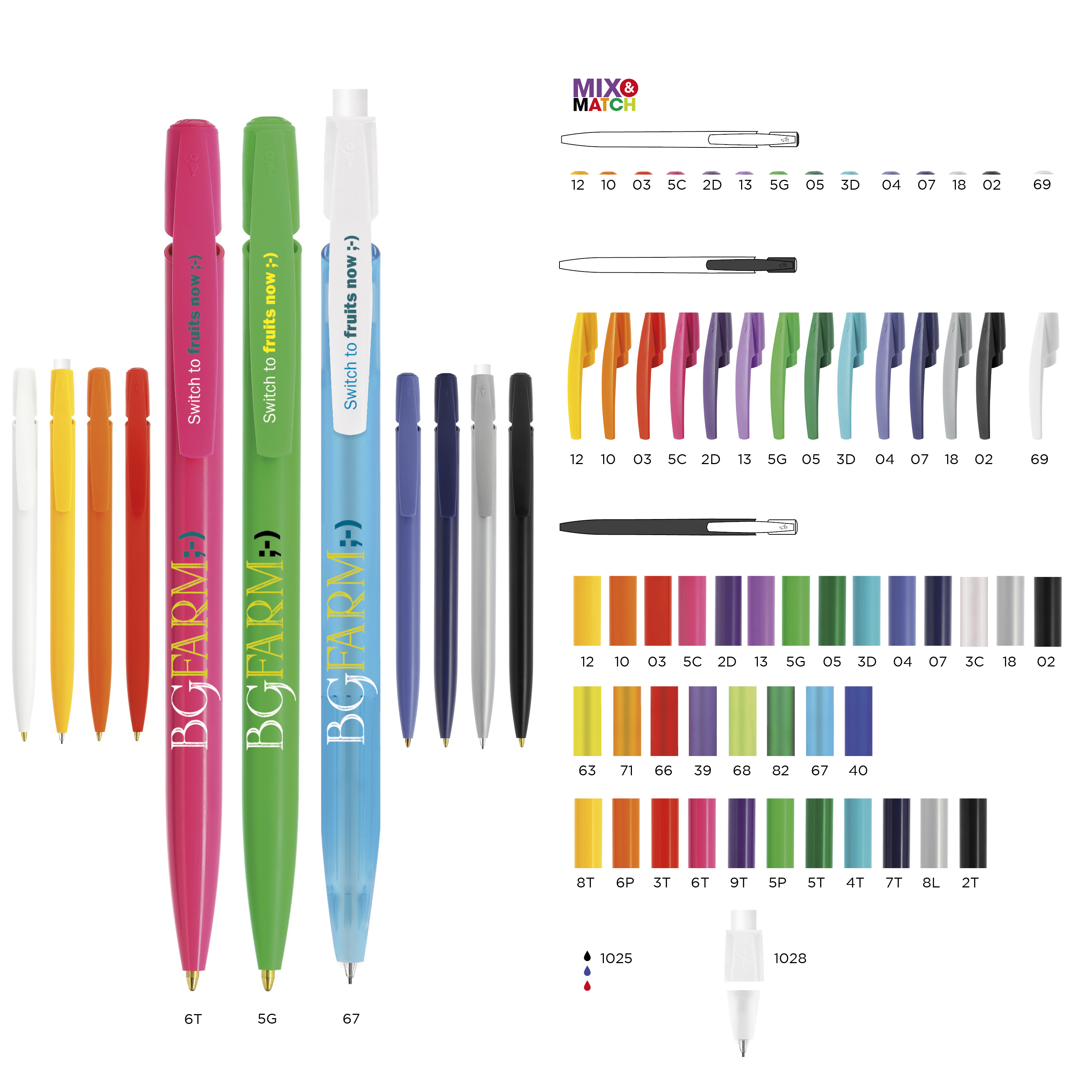Penna BIC®Media Clic Ballpen Clear
