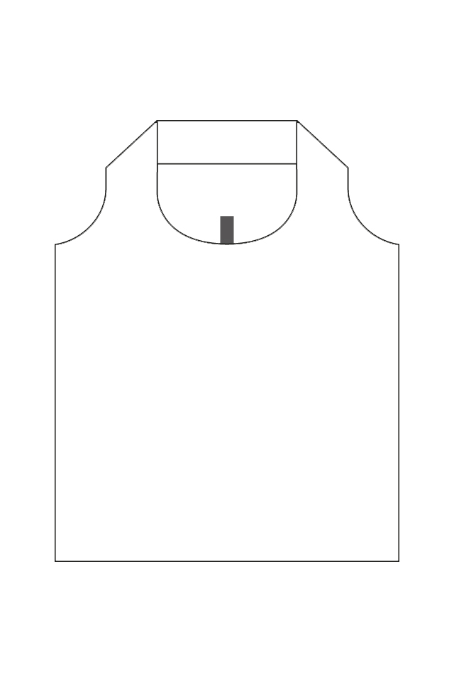 Tygkasse Hopvikbar med fodral Polyester 39 x 50 cm - 2