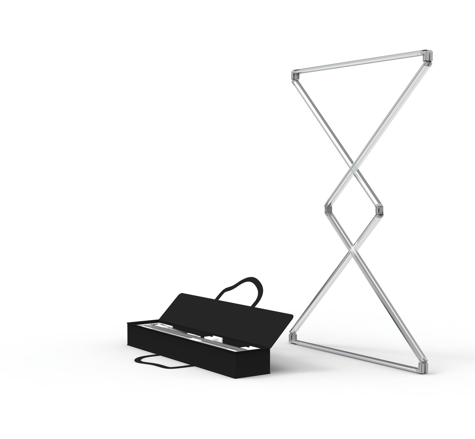 FastFrame™ Displaysystem Start Kit inkl. ram och 5 textildukar L 100 x H 200 cm - 2