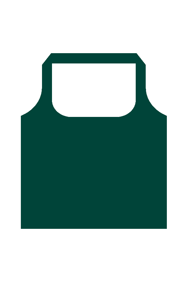 Tygkasse Hopvikbar Polyester med ficka 41 x 56 cm - 10