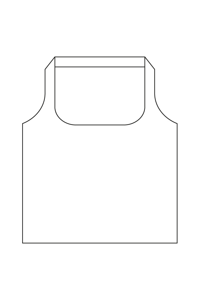 Tygkasse Hopvikbar Polyester med ficka 41 x 56 cm - 3