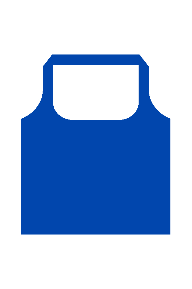 Tygkasse Hopvikbar Polyester med ficka 41 x 56 cm - 7