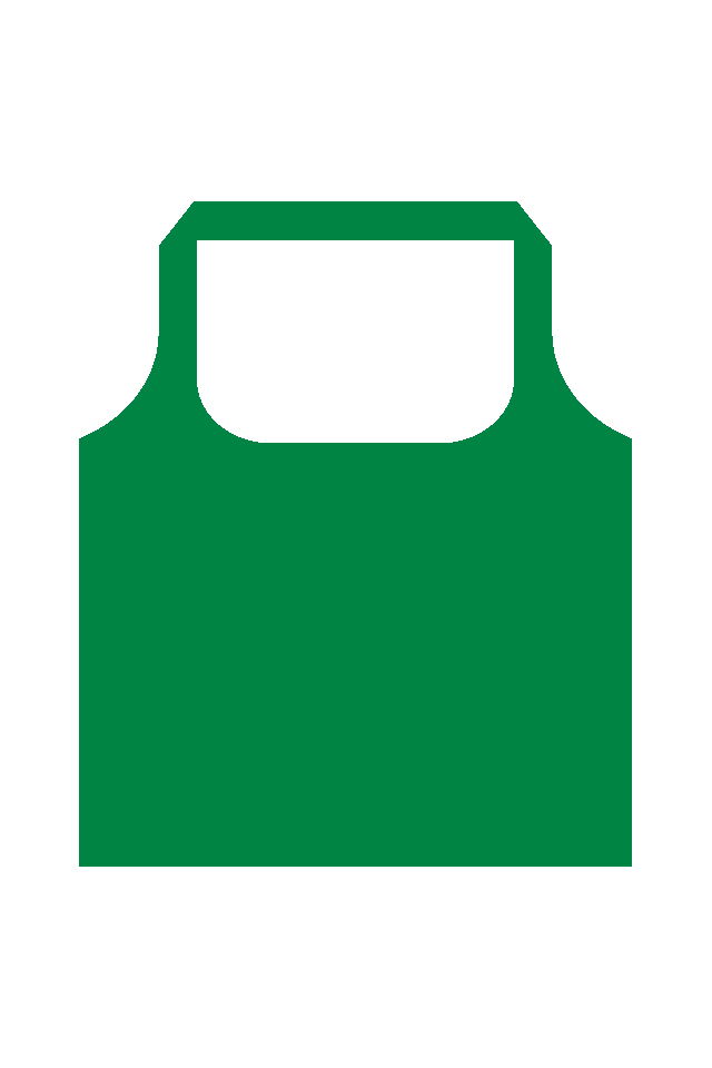 Tygkasse Hopvikbar Polyester med ficka 41 x 56 cm - 11
