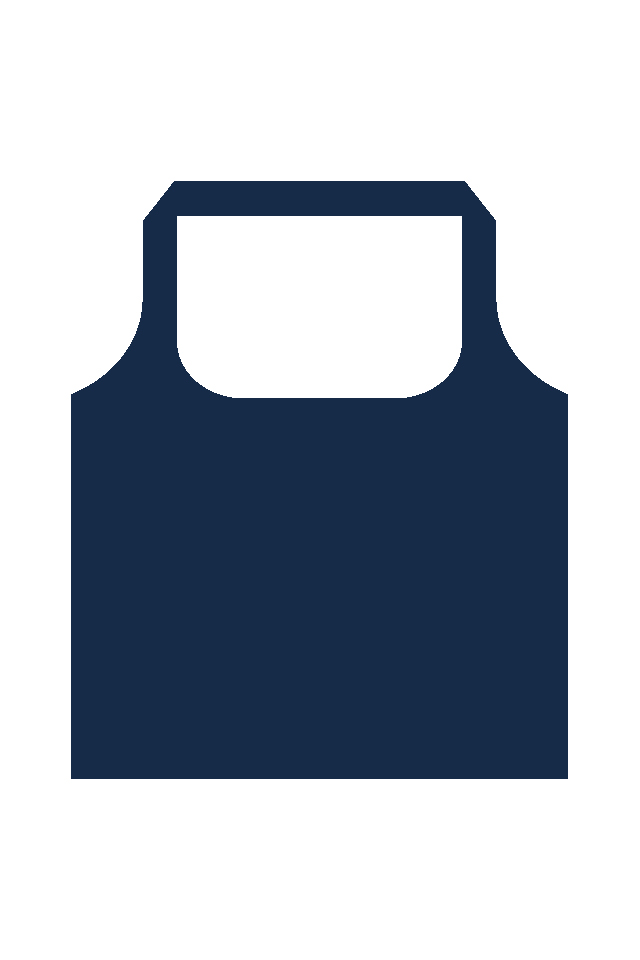 Tygkasse Hopvikbar Polyester med ficka 41 x 56 cm - 5