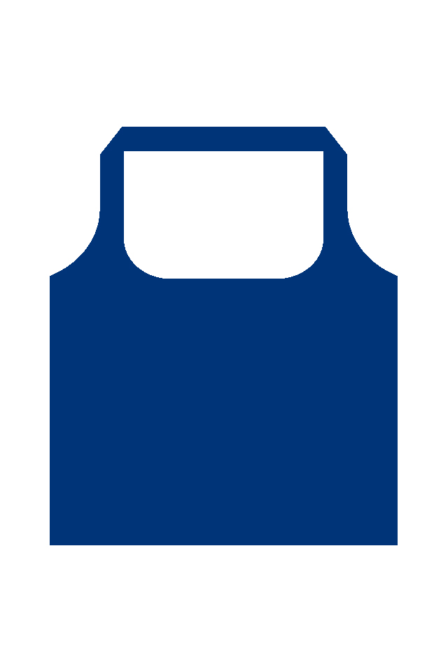 Tygkasse Hopvikbar Polyester med ficka 41 x 56 cm - 6
