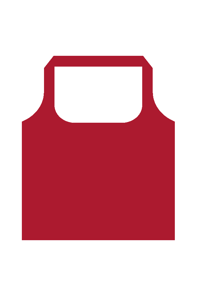 Tygkasse Hopvikbar Polyester med ficka 41 x 56 cm - 15