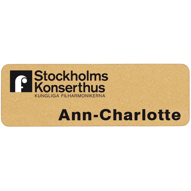 Namnskylt Plast 76 x 25 mm och 4 färger - 2