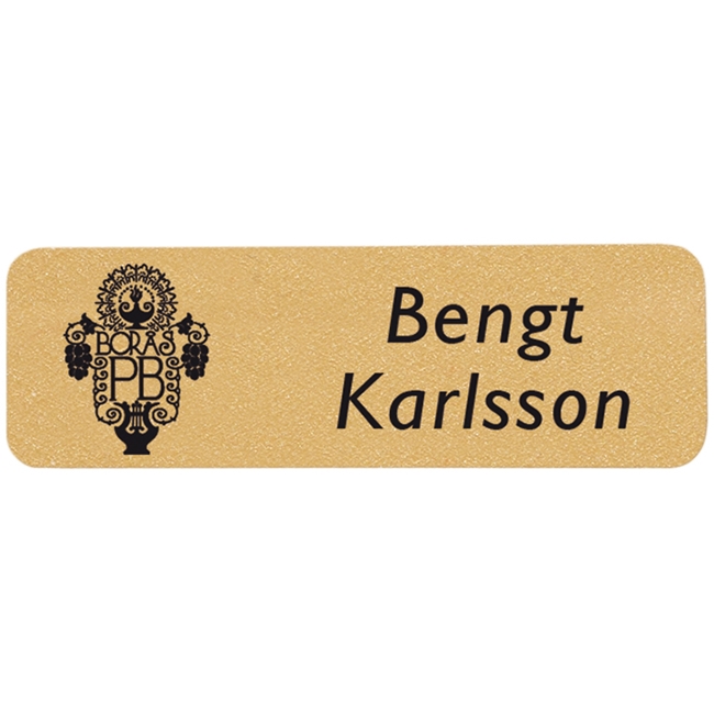 Namnskylt Plast 60 x 18 mm och 4 färger - 2