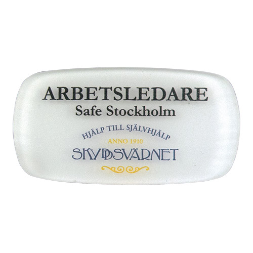Namnskylt Frostad Vit Plexi i 4 storlekar - 4