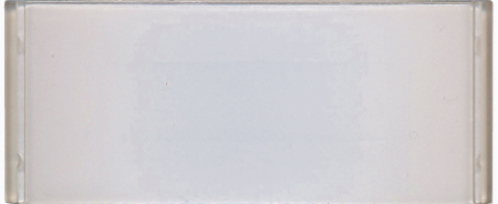 Namnbricka Atlantis med Pappersinlägg 78 x 32 mm