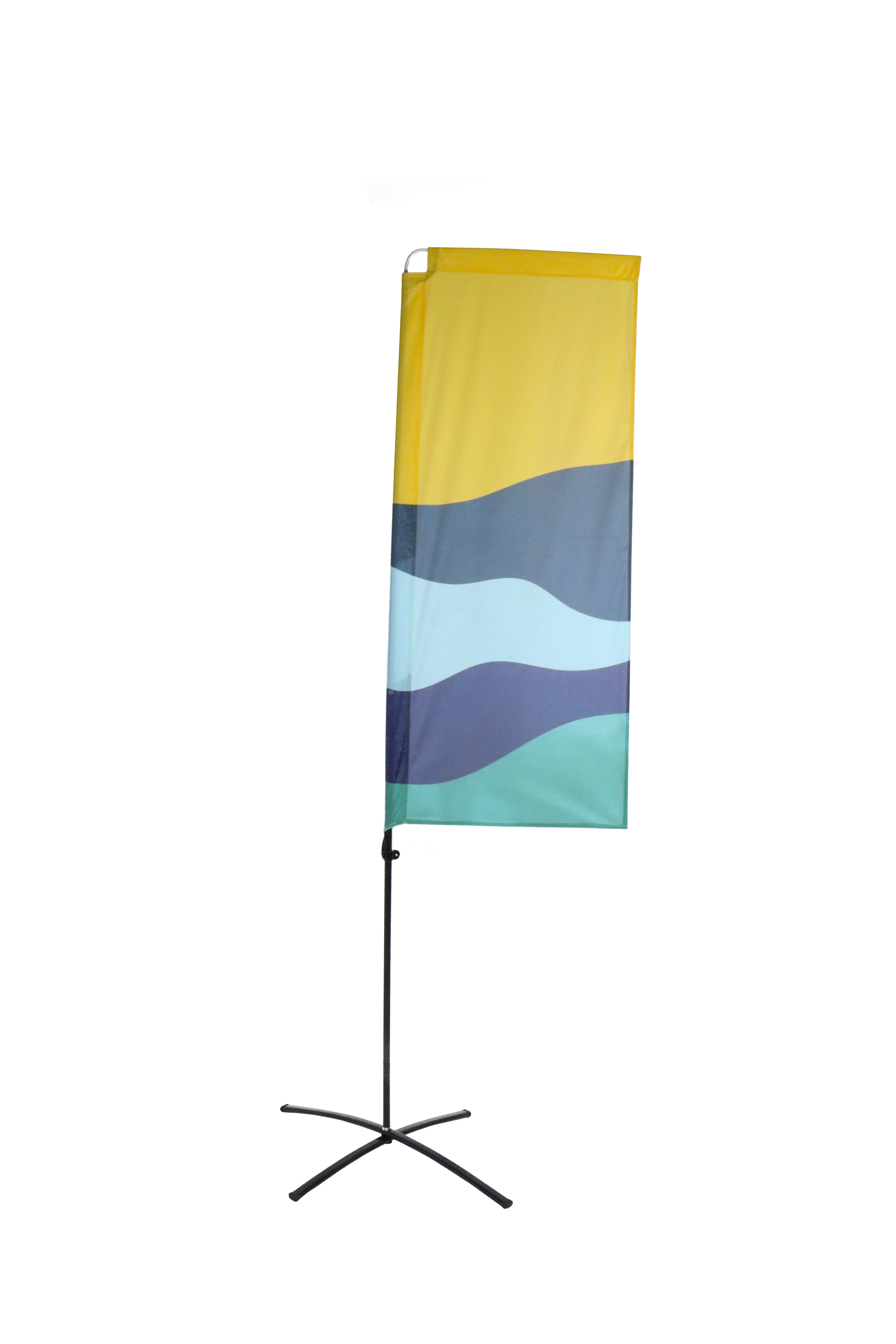 Beachflagga Budget SQUARE, Medium H 235cm - 2