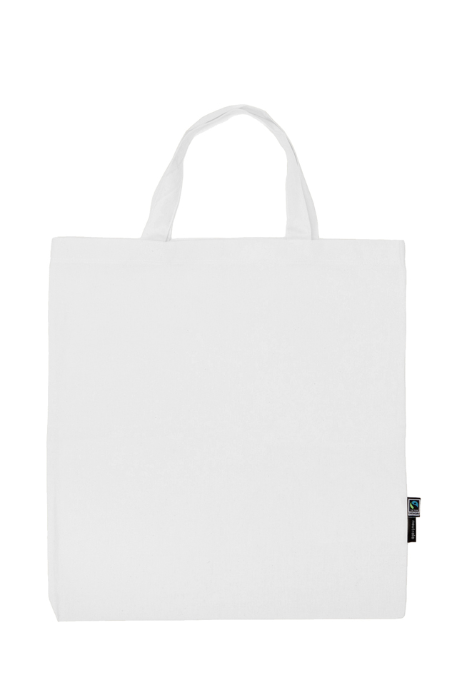 Miljövänlig Tygkasse Neutral Bomull 120 g/m² korta handtag - 2