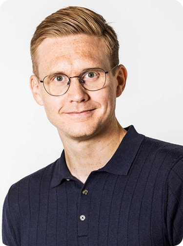 Ett porträtt av Jens Halvarsson.