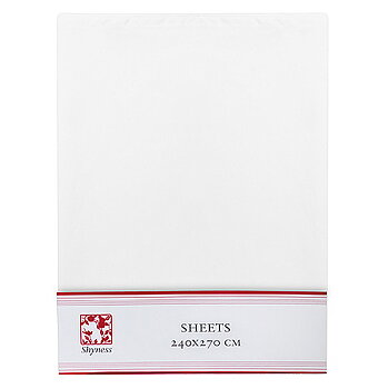 Flat sheet 240*270 cm White