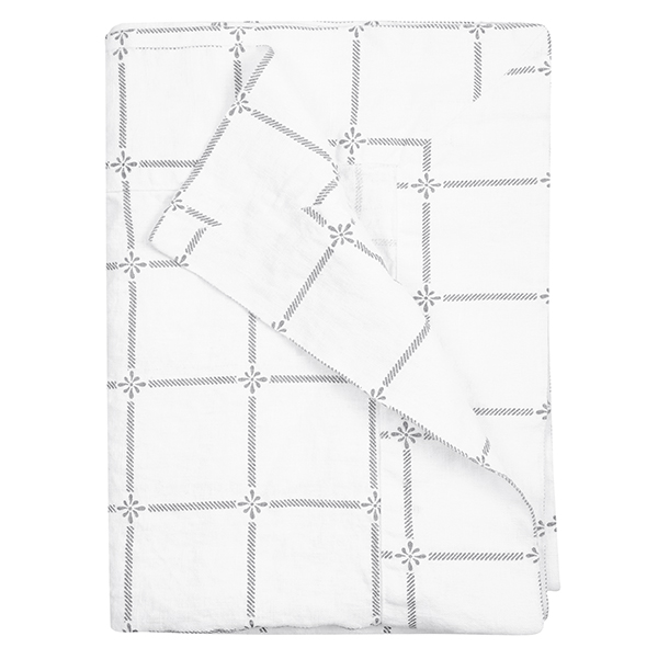 Linneduk Classic White/Grey - 2