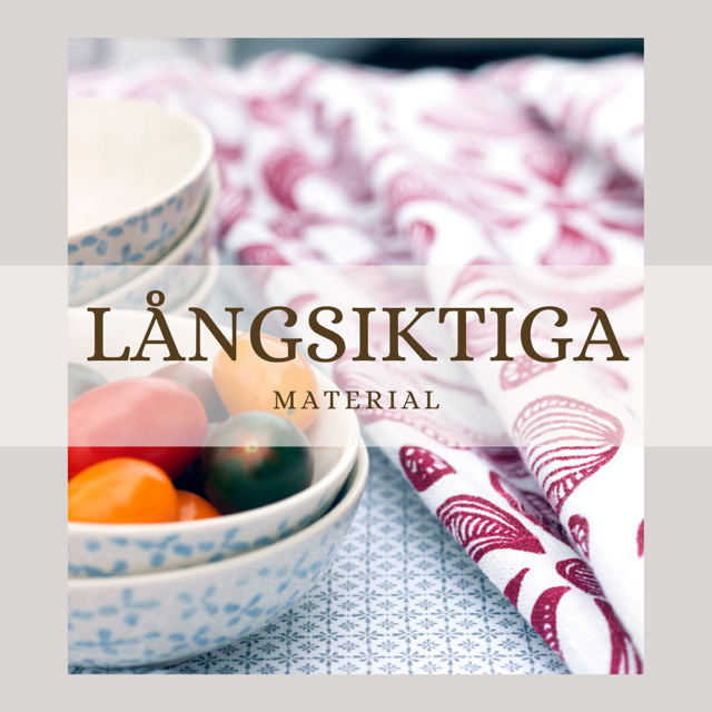 Hållbara material