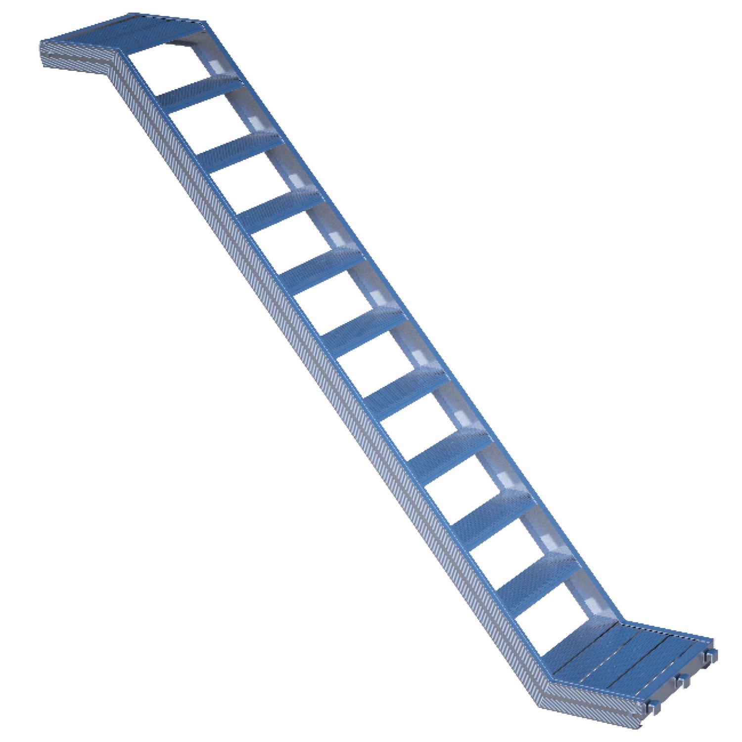 Trappa Alu 2,57 x 2,00m U-support