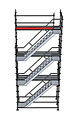 Trapptorn 3 våningar till modulställning