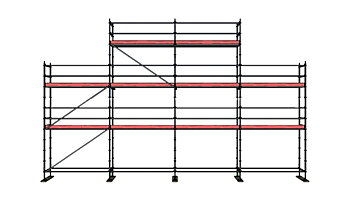 Modulställningspaket  (12x 6m + gaveltopp)