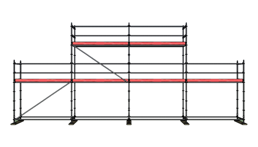 Moduuliteline (12 x 4m + pääty)