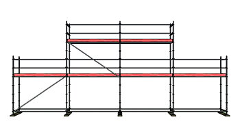 Modulställningspaket  (12 x 4m + gaveltopp)