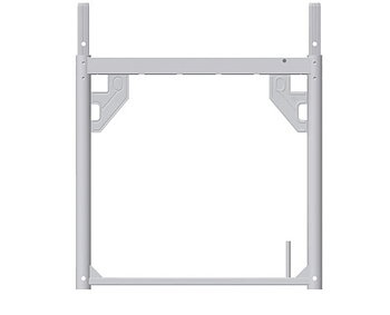 Aluminium-vertikalram B73 66x73cm